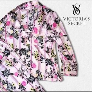 NWT Victoria’s Secret Floral The Satin PJ set. Still in packaging. Large - Short
